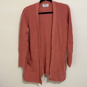 Old Navy Women's Coral/Terracotta Cardigan